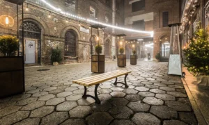 Parka sols Lodz bez atzveltnes