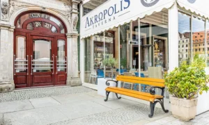Parka sols Vienna ar roku balstiem