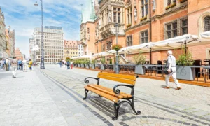 Parka sols Vienna ar roku balstiem