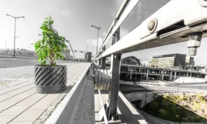 Pilsētas puķu pods Split 80 l