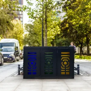 Atkritumu konteineru nojume Tytan III