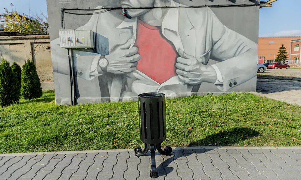 Atkritumu tvertne Praga II