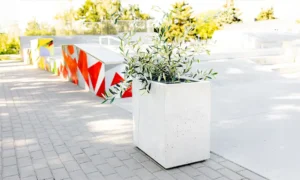 Pilsētas puķu pods Roma 90 l